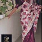 Alya Manasa Instagram - Beautiful song & a Beautiful saree makes the best combo Saree @onlinegits_ If u want to buy elegant sarees then follow @onlinegits_