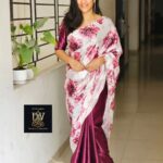 Alya Manasa Instagram - Here is a new launch and a beautiful party wear saree from my one of my favourite online boutique @onlinegits_ ▶️ @onlinegits_ They are having wide range of collection at budget friendly price point ▶️They offer easy returns and replacement ▶️They do provide worldwide shipping ▶️ They will customise blouse if u wish to do ▶️one stop destination for all the womens who loves different range of saree out there ▶️check out their page and grab awesome collection that ur wardrobe deserves #happy valentine's day to all