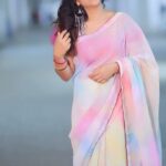 Alya Manasa Instagram - The most awaited saree video to all of u My favourite readymade saree ..I bought it @_ruby_collections U can also buy this saree at affordable price, wear it in 2 mins & start looking like a princess Saree @_ruby_collections