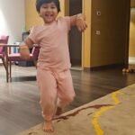 Alya Manasa Instagram - Mrng vibes of aila be like Loving her craze towards music & dance 🤩