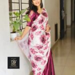 Alya Manasa Instagram - Here is a new launch and a beautiful party wear saree from my one of my favourite online boutique @onlinegits_ ▶️ @onlinegits_ They are having wide range of collection at budget friendly price point ▶️They offer easy returns and replacement ▶️They do provide worldwide shipping ▶️ They will customise blouse if u wish to do ▶️one stop destination for all the womens who loves different range of saree out there ▶️check out their page and grab awesome collection that ur wardrobe deserves #happy valentine's day to all
