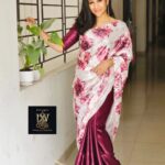 Alya Manasa Instagram - Here is a new launch and a beautiful party wear saree from my one of my favourite online boutique @onlinegits_ ▶️ @onlinegits_ They are having wide range of collection at budget friendly price point ▶️They offer easy returns and replacement ▶️They do provide worldwide shipping ▶️ They will customise blouse if u wish to do ▶️one stop destination for all the womens who loves different range of saree out there ▶️check out their page and grab awesome collection that ur wardrobe deserves #happy valentine's day to all