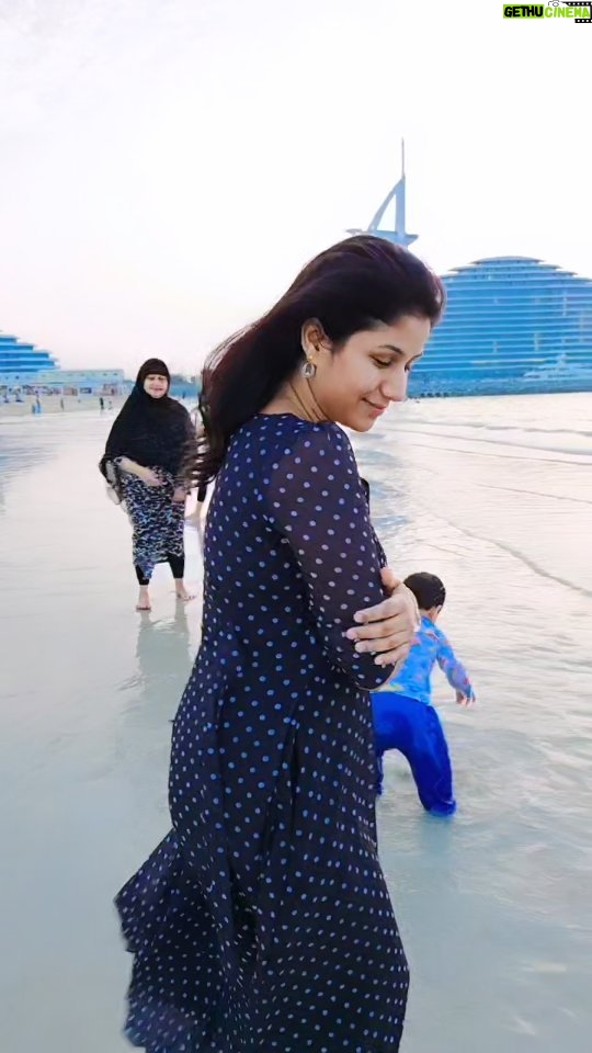 Alya Manasa Instagram - Wow 👌 wat a place ? Trending Outfit on board @momzcradle Polka dresses launched @momzcradle