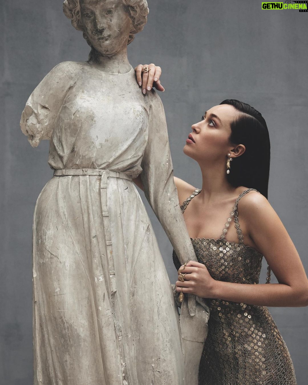 Alycia Debnam-Carey Instagram - My @bazaaraustralia cover is out today!! π«β¨π€β¨π«π€β¨π« To say this is a dream come true is an understatement. We shot this heavenly editorial in Paris during Paris Fashion week, whilst dripping in head to toe in Dior Couture. It is a moment I will never forget. I am honoured to be representing such a legacy house, and so thankful for everyone who made this possible. This shoot is so close to my heart and I am eternally grateful. Itβs on newsstands today! I just bought a copy at the news agency and cried. πβ¨π«π₯²π€ Photographed: @darren_mcdonald Styled by: @jilliandavison Hair by: @michmcquillan Makeup: @stoj_makeupartist Manicure: @chloedesmarchelier Words: @grceoneill Beauty: @diorbeauty