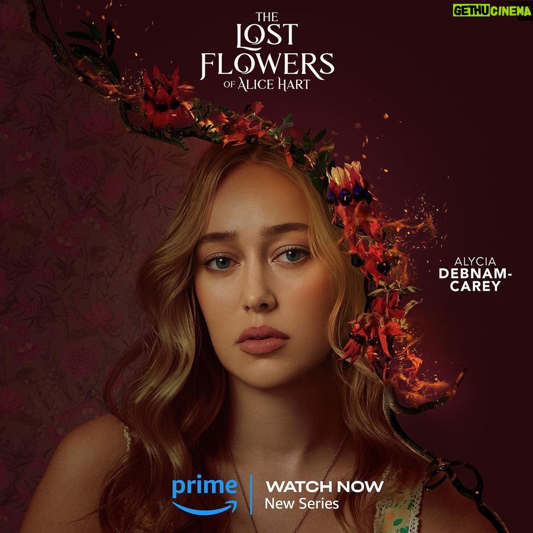 Alycia Debnam-Carey Instagram - I’ve been sitting on something really special to me for the last 6 months but we’re back and I’m so excited to finally share #thelostflowersofalicehart with you. I’m beyond proud of this project and all the people who brought it to life. Being able to return to my home country, reconnect with our environment, speak in my accent and play with some of Australia’s best breathed so much life into me. This show is beautiful, heartbreaking and powerful. It’s on @primevideoaunz now so please go check it out! Thank you to @glendyn_ivin who is a masterful director and @samchippy who captured the most cinematic beauty. To the powerhouse actors, especially all the women who brought these incredible characters to life. #sigourneyweaver @alylabrowne @leahpurcell @asherkeddieofficial @frankieadams @tildac_h_ ❤️ To all of the extraordinary crew who worked in the most challenging conditions! legends. Thank you to @madeupstories for giving this a platform and to @hollygoeslightly who trusted part of her soul with all of us. Flowers and heart flames forever. 🌸❤️🔥