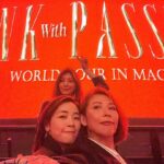 Alyssa Chia Instagram - 我們真的排除萬難 心甘情願 全力支持的飛來澳門 就是為了用行動表達對我們姐妹的愛💕💕 因為乘風 我們更熟悉了彼此⋯好感謝🙏 這次澳門的舞台 我看見了閃閃發光 動感十足 魅力四射的姐妹 @lulin168 妳知道妳有多棒嗎！ 我們三個台下如癡如醉的跟著妳的歌聲感動搖擺！ 太幸福了！ 還有 @adachoi9800 @liuyase 我們三個暢所欲言談天說地⋯真的好開心喔！！ 下次會在哪呢？下個路口見🤣😘