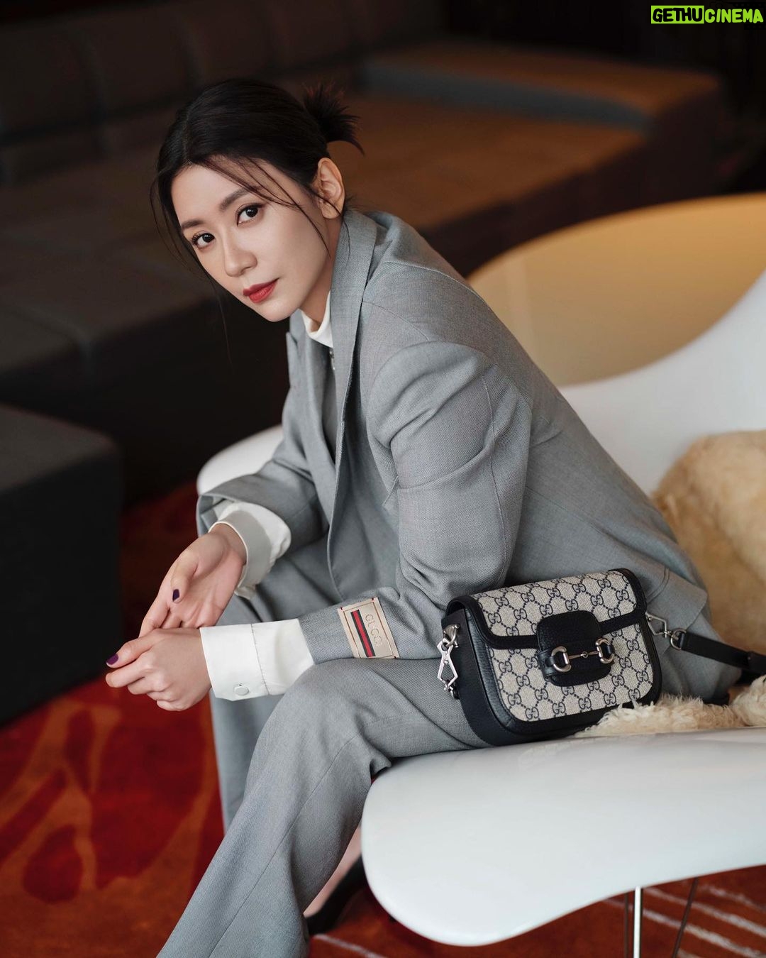 Alyssa Chia Instagram - 活動那天自己又選了一套我愛的西裝 覺得自己好帥😎 喜歡💖 @gucci #gucci