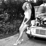 Amanda Holden Instagram – HAPPY 75th birthday to #morrisminor I love mine so much.. despite this pic my moggy has never let me down 🤣 always starts first time. ❤️