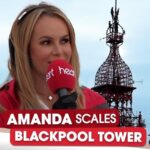 Amanda Holden Instagram – Is there anything she can’t do?! Watch our hero @noholdenback take on the challenge of a lifetime by climbing @theblackpooltower raising money for @globals_make_some_noise … epic! 👏 The Blackpool Tower