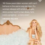 Amanda Holden Instagram - 🗣️ 'You reach an age where you care less because you have more of an insight on life,' says @noholdenback. Ahead of her new series on the history of sex, Amanda Holden talks to The Telegraph about double standards – and why she’ll dress how she damn well pleases. 👉 Read the full interview at the link in our bio. #amandaholden