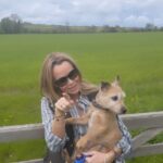 Amanda Holden Instagram - The best day. With my just my love and my other love #Rudie! 🐕Girls doing their own thing. We made the most of it ..out in the country ❤️🥂#bankholiday