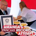 Amanda Holden Instagram - @noholdenback attempts pancake world record 😱🥞👀 @guinnessworldrecords