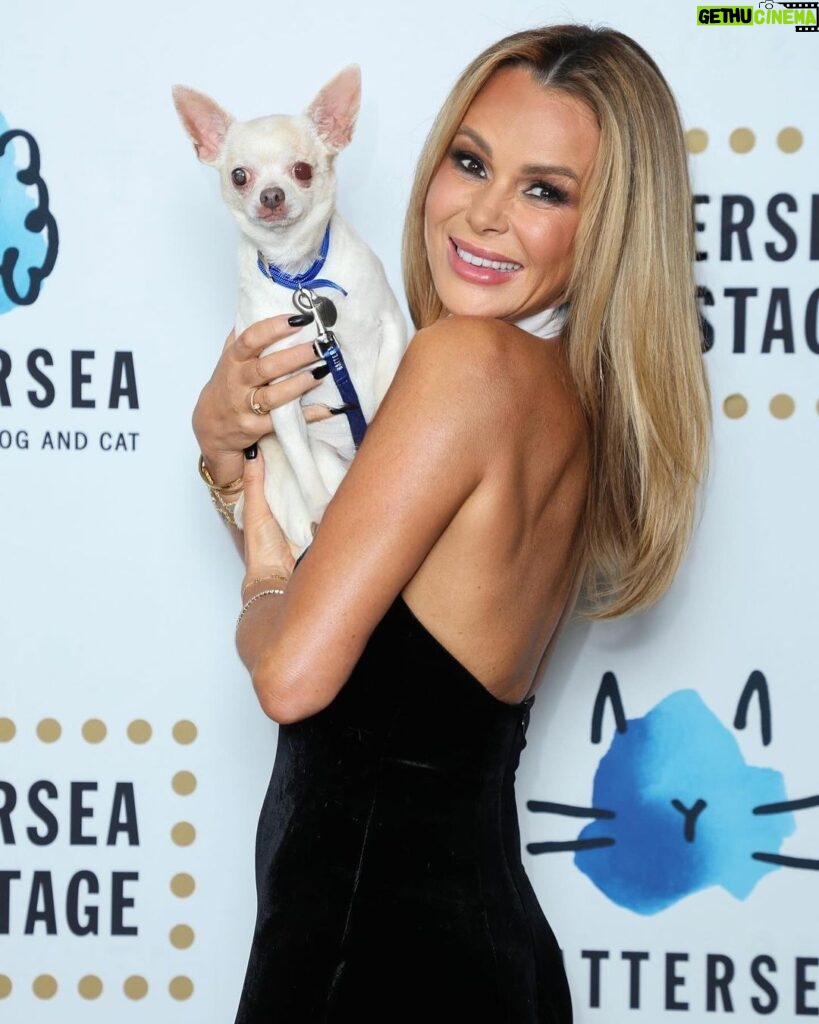 Amanda Holden Instagram - When you look like the pooches you picked up! @battersea @chattyman 💙 📸 @mikemarslandphotos for Battersea Dogs & Cats Home