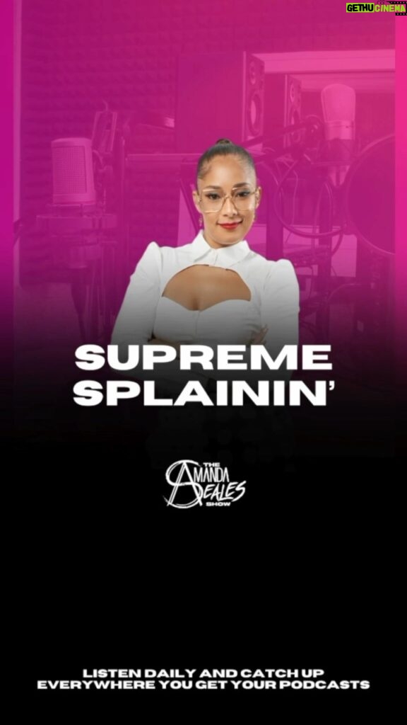 Amanda Seales Instagram - DJ Supreme “splains” the medical reason men why men need side chicks. Do you agree the doctor’s prescription? Call into #TheAmandaSealesShow and let him and Amanda know. The number to dial is 1-855-262-6328.