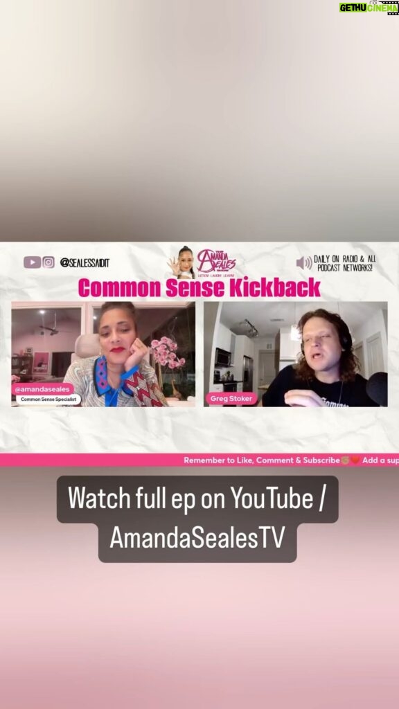 Amanda Seales Instagram - YouTube link in bio.