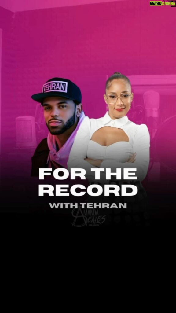 Amanda Seales Instagram - Comedian @iamtehran joins the show to share the music that highlights his life. He also shares his experience being a comedian with immigrant parents. Listen to the Amanda Seales Show daily and catch up, after 5PM, wherever you get your podcasts. #TheAmandaSealesShow #SealesSaidIt