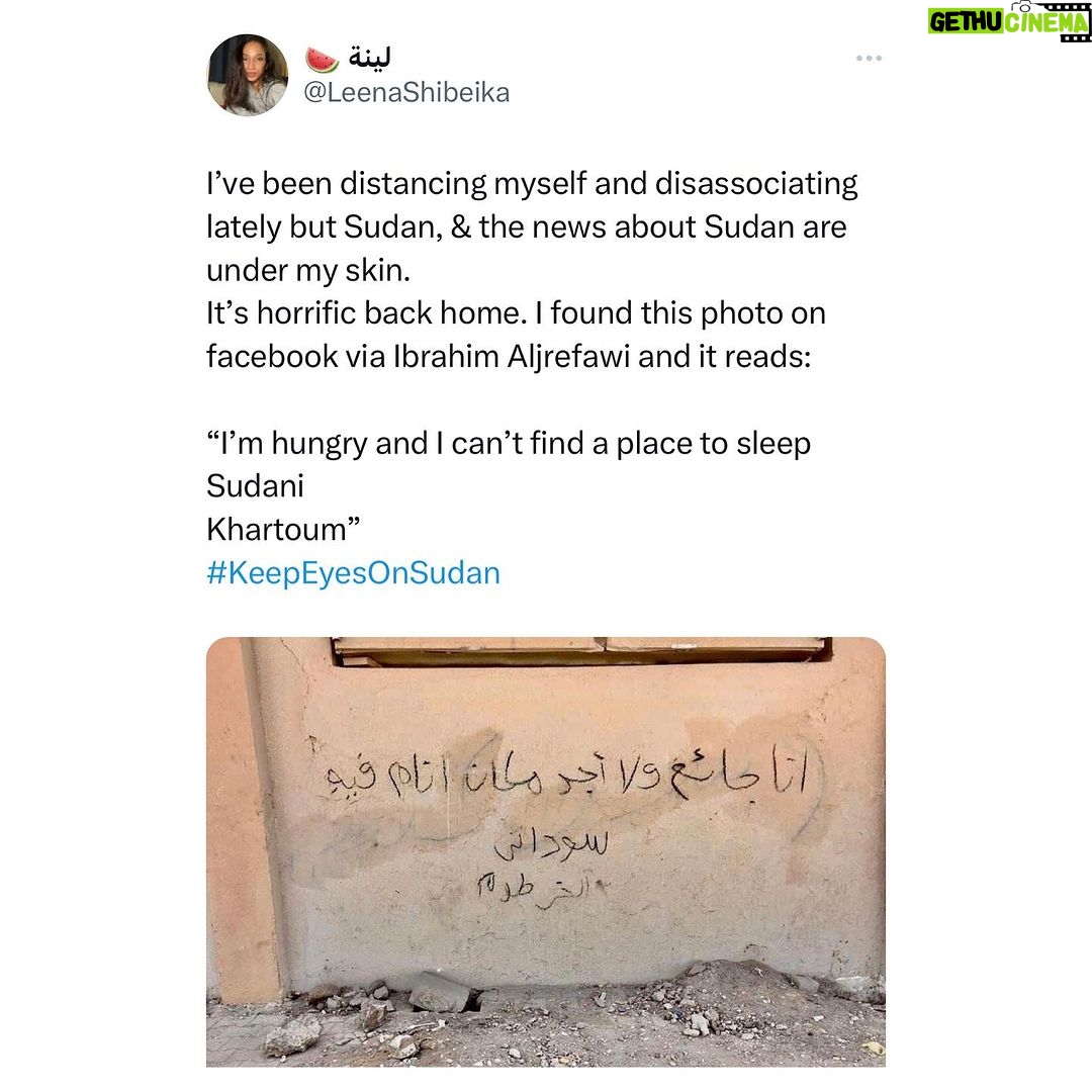Amanda Seales Instagram - #keepeyesonsudan List of vetted orgs to look up and donate to: Sudanese American Physicans Association (SAPA), Darfur Women Action, Fill A Heart, HomeTax Sudan, Hanabneiho, Sudan-Cairo Aid, Emergency Fundraiser by Barana Hanabneiho, registered with Humanitarian Aid Commission. Check out/follow posters tagged for news/info and ways to contribute and donate. _ _ _ tweets: @yassmin_a @leenashibeika @saroyahx @minlaylah @novareidofficial