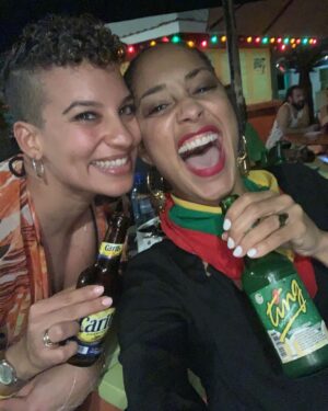 Amanda Seales Instagram - 🇬🇩 Wishin allyah a Happy 50th Independence Day in deh spice isle! #grenadatotheworld 🇬🇩 #jabjabposse 

1: @essence shoot that was hella funny style but the pics still ended up SPICEtastic

2: "two passports I'm Neva goin to jail..."

3: Mong Mong

4: RIP Cossie 🕊️

6: Limin with me spice sistren @misseljon 

7: The OG Charlie's on the road to Happy Hill

8: RIP ET 🕊️