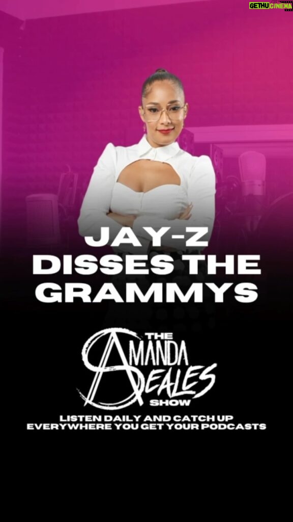 Amanda Seales Instagram - Jay-Z left all his feelings on the Grammy stage. How are you feeling about his speech? Call into #TheAmandaSealesShow to share your thoughts at 1-855-262-6328.