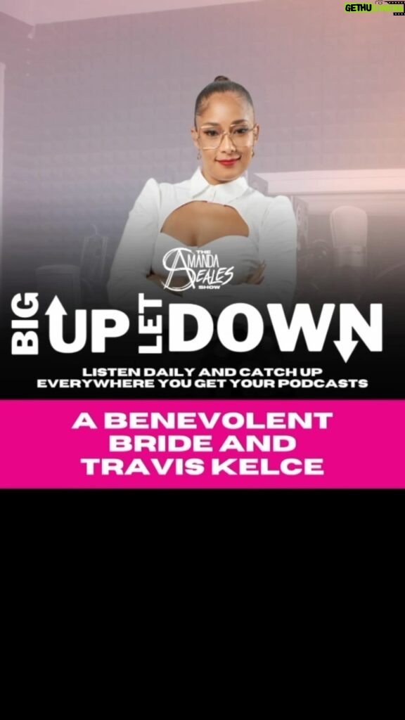 Amanda Seales Instagram - #BigUpLetDown: #BigUp to the California bride that donated her $15,000 wedding reception to charity. Today’s #LetDown goes to the terrible journalist who gave credit to #TravisKelce for the fade haircut. Catch up on #TheAmandaSealesShow wherever you get your podcasts, and don’t forget to call in at 1-855-262-6328. Make sure to follow the show @sealessaidit.