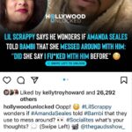 Amanda Seales Instagram - Link in bio & stories - ☝🏽I will block you if you come at me sideways.