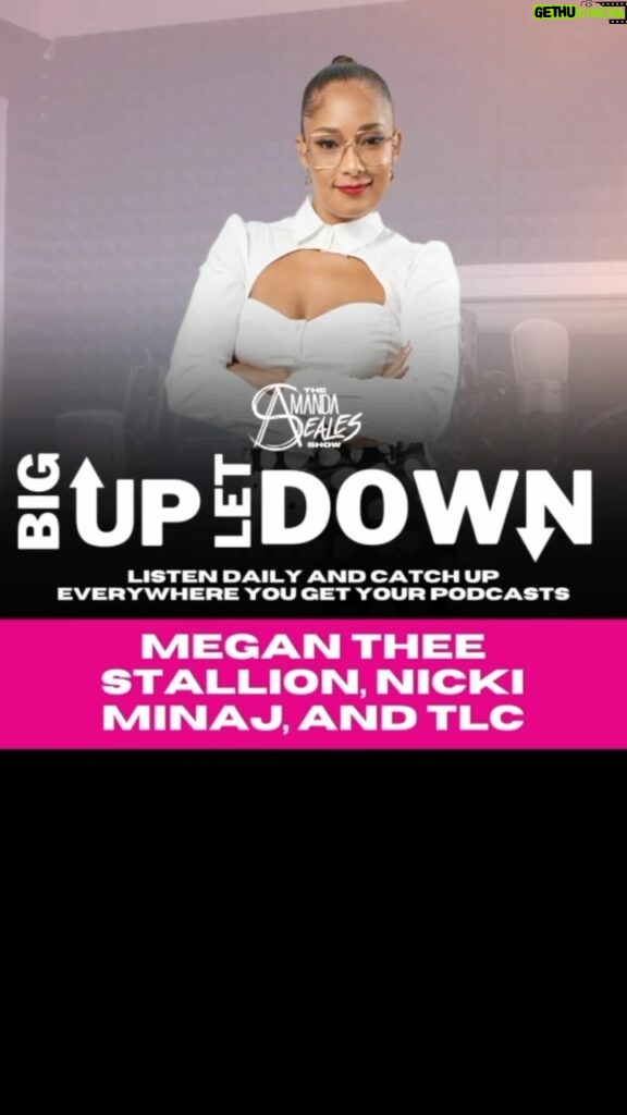 Amanda Seales Instagram - #BigUpLetDown: #BigUp to #MeganTheeStallion for making #NickiMinaj spiral. Today’s #LetDown goes to Black people for always thinking the worst. Call into #TheAmandaSealesShow at 855-262-6328 and share your thoughts on the situation.