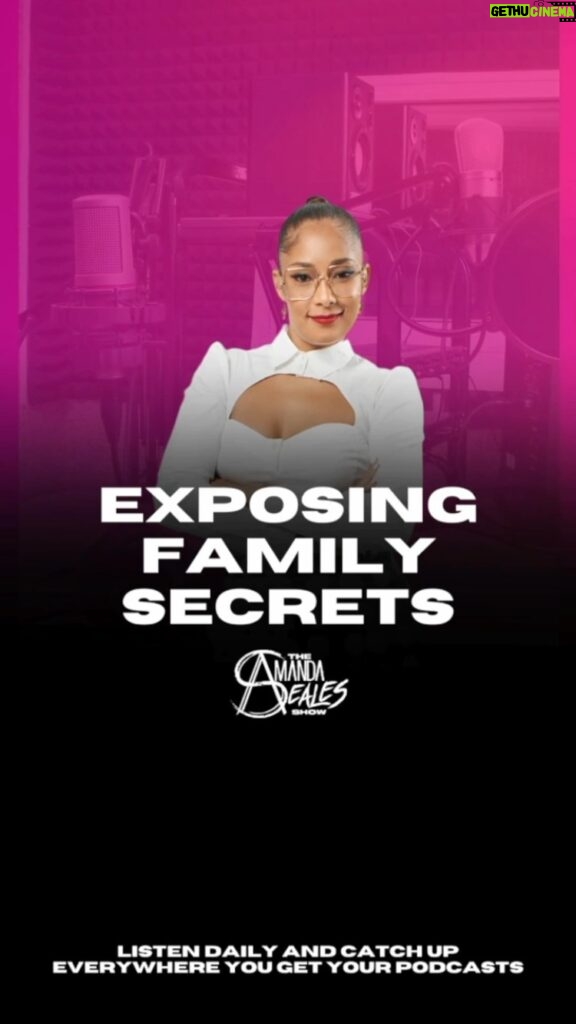 Amanda Seales Instagram - You all sent DMs exposing your secrets to #TheAmandaSealesShow for today’s #GroupChatThursday, and The Amanda Seales Show crew reacted to it. Has a family secret ever resurrected to haunt your family? Let us know in the comments below. Don’t forget to catch up on the show wherever you get your podcasts.
