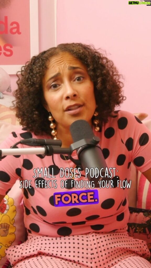 Amanda Seales Instagram - Take some time today to watch the latest episode of #SmallDosesPodcast. This week’s topic is “Side Effects of Finding Your Flow”. Watch this episode on my YouTube, AmandaSealesTV.com, and listen wherever you get your podcasts.