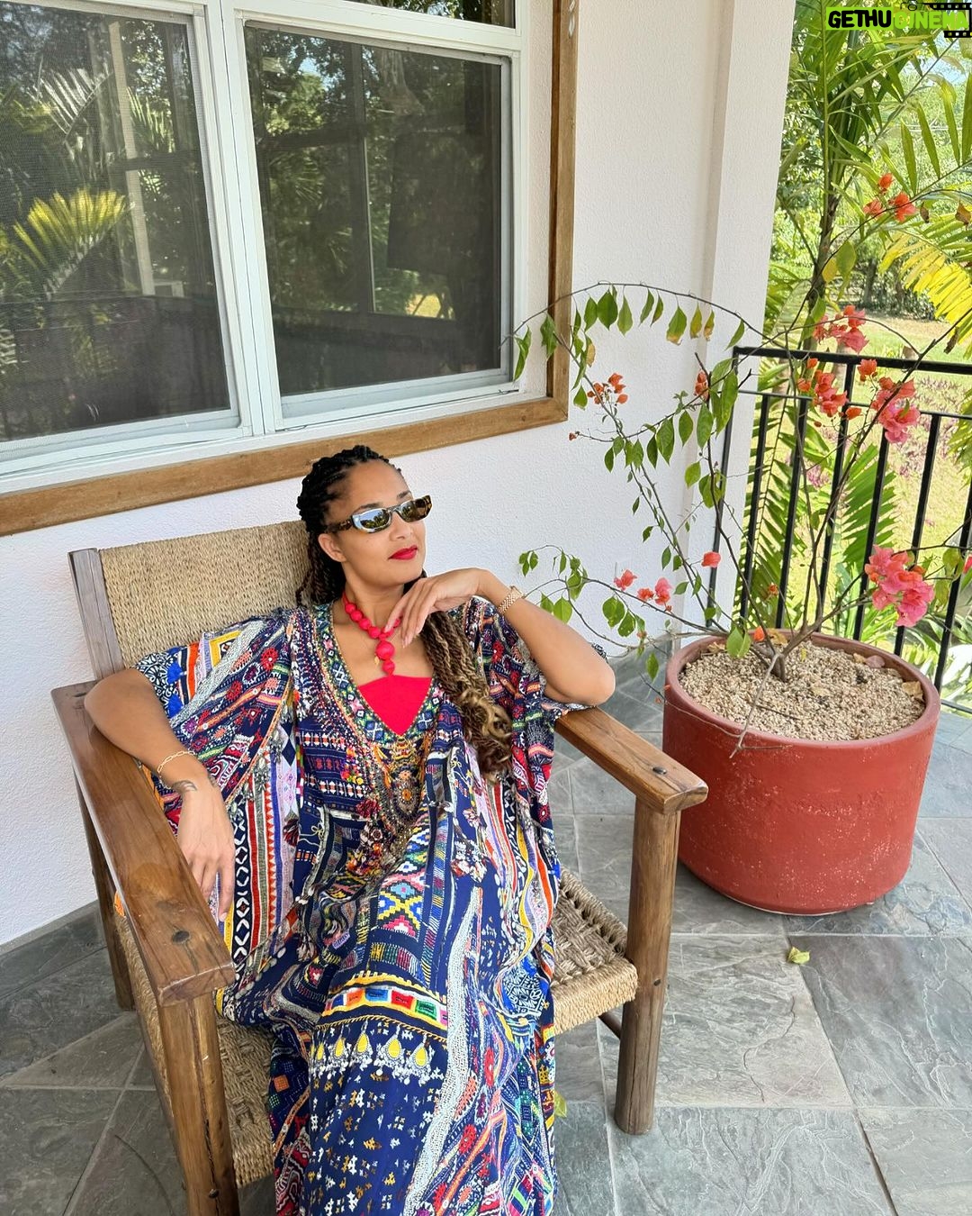 Amanda Seales Instagram - @kaanabelize is a space of natural beauty that reminds you how necessary it is to get away, quiet the noise, and listen to the lullaby of the leaves🌳 #KaanaBelize, #xoBelize #ad