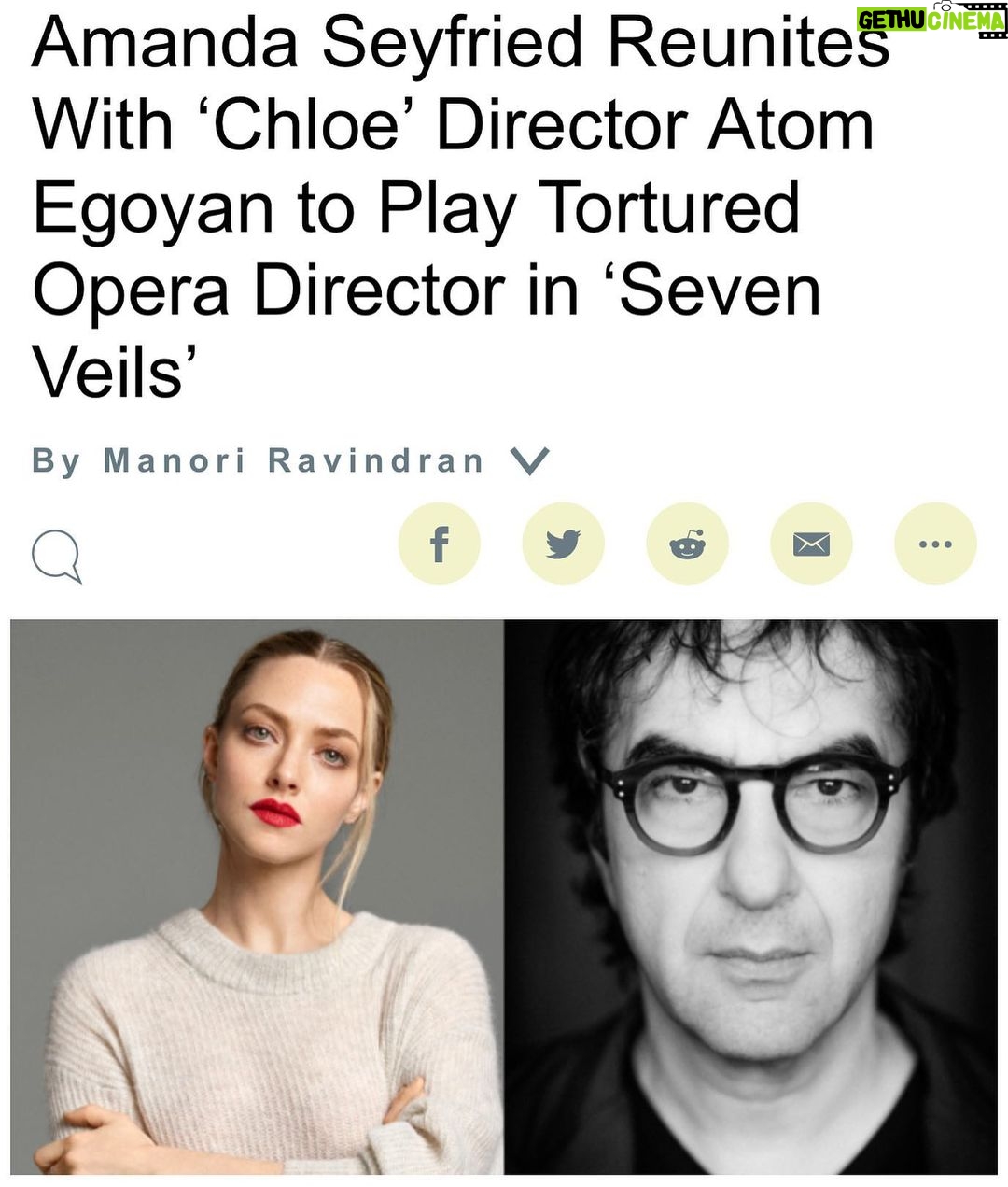 Amanda Seyfried Instagram - Back to 🎞️ with the OG