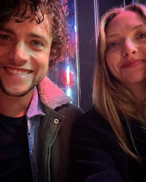 Amanda Seyfried Instagram - twins-sugar-twins-nighttime Chip- Cliff snackin’-Herman snackin’-donations-ducks in a row-cookie season-cashmere