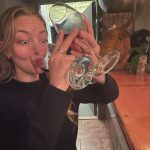Amanda Seyfried Instagram - Took @jpworsham on a fancy date with wines and wonderful foods. Thank you Chef and friends. 🌊