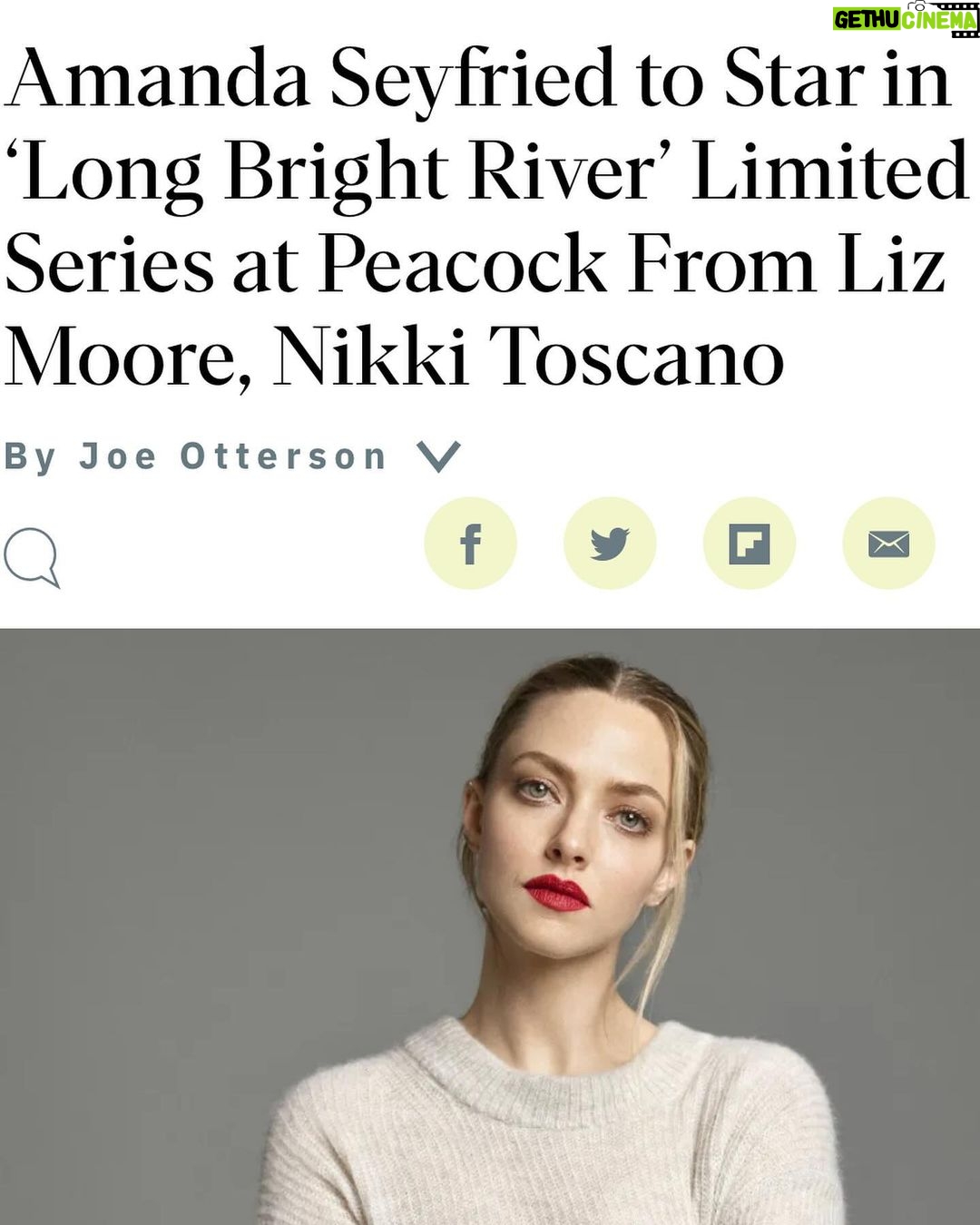 Amanda Seyfried Instagram - Thank you @lizmoorebooks and @nikkitoscano22 🎬