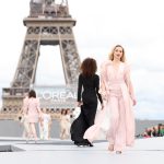 Amber Heard Instagram – Feels good to be back on that runway with my L’Oréal sisters #lorealpfw #worthit @lorealparis
