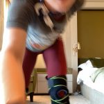 Amber Heard Instagram - High kicks and endorphins. Final push! #aquaman2 💪🏻