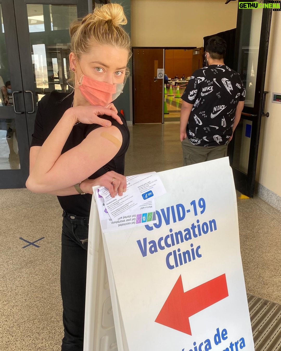 Amber Heard Instagram - Did someone say “vaccine queen”?! 💉💉💉