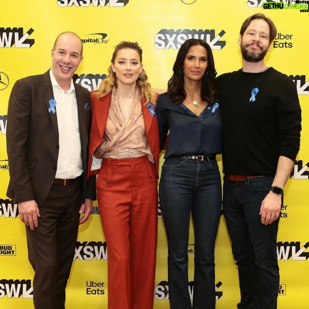 Amber Heard Instagram - Last year @sxsw raising awareness with @aclu about online harassment of women...still a relevant topic today