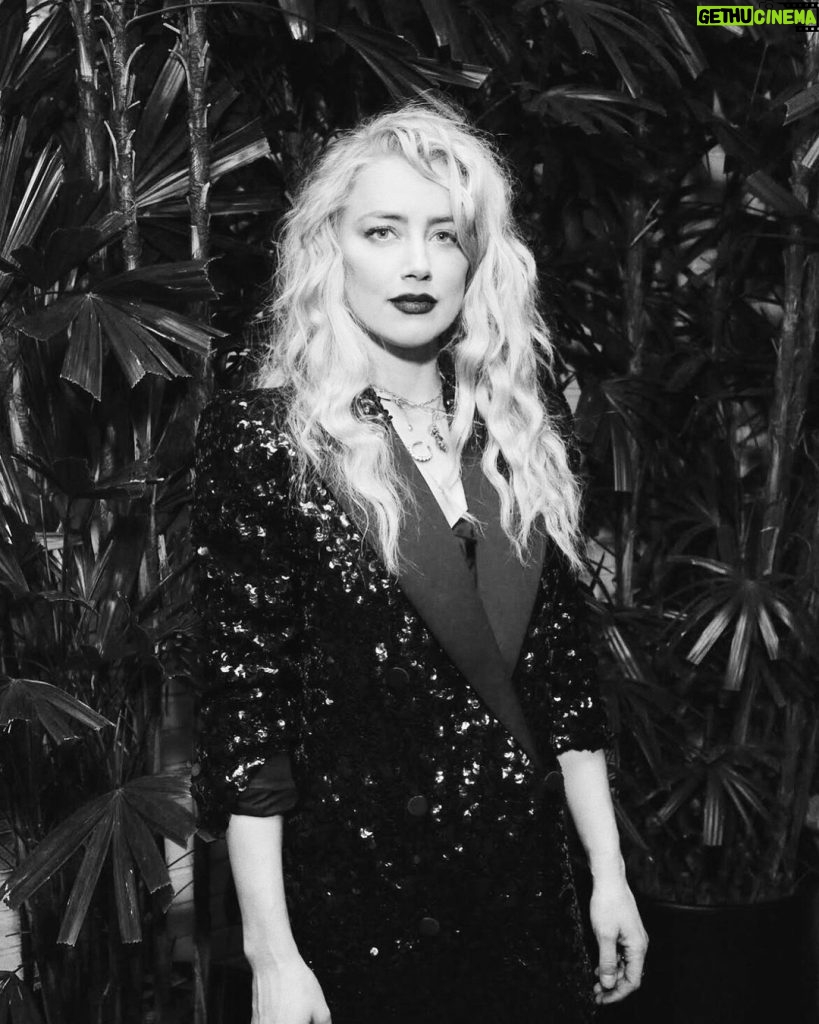 Amber Heard Instagram - Oh you know, just a quick sparkle moment to zhuzh it up! Chateau Marmont