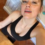 Amber Heard Instagram – Working (out) from home