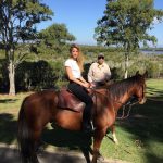Amber Heard Instagram - Horsin’ around with Dad #tbt 🐎