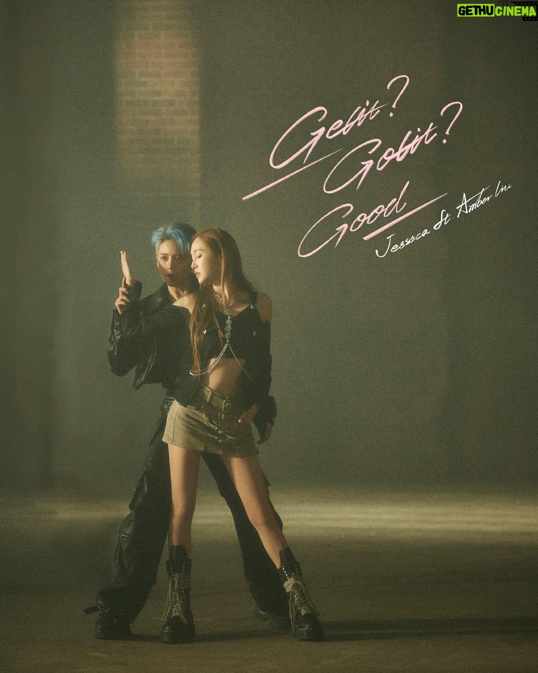 Amber Liu Instagram - Get it? Got it? Good M/V OUT NOW 🎧🎥🖤🎶 【 Link in Bio 】 #Jessica #GetItGotItGood #Amber #JessicaAndAmber #JessicaGetitGotitGood