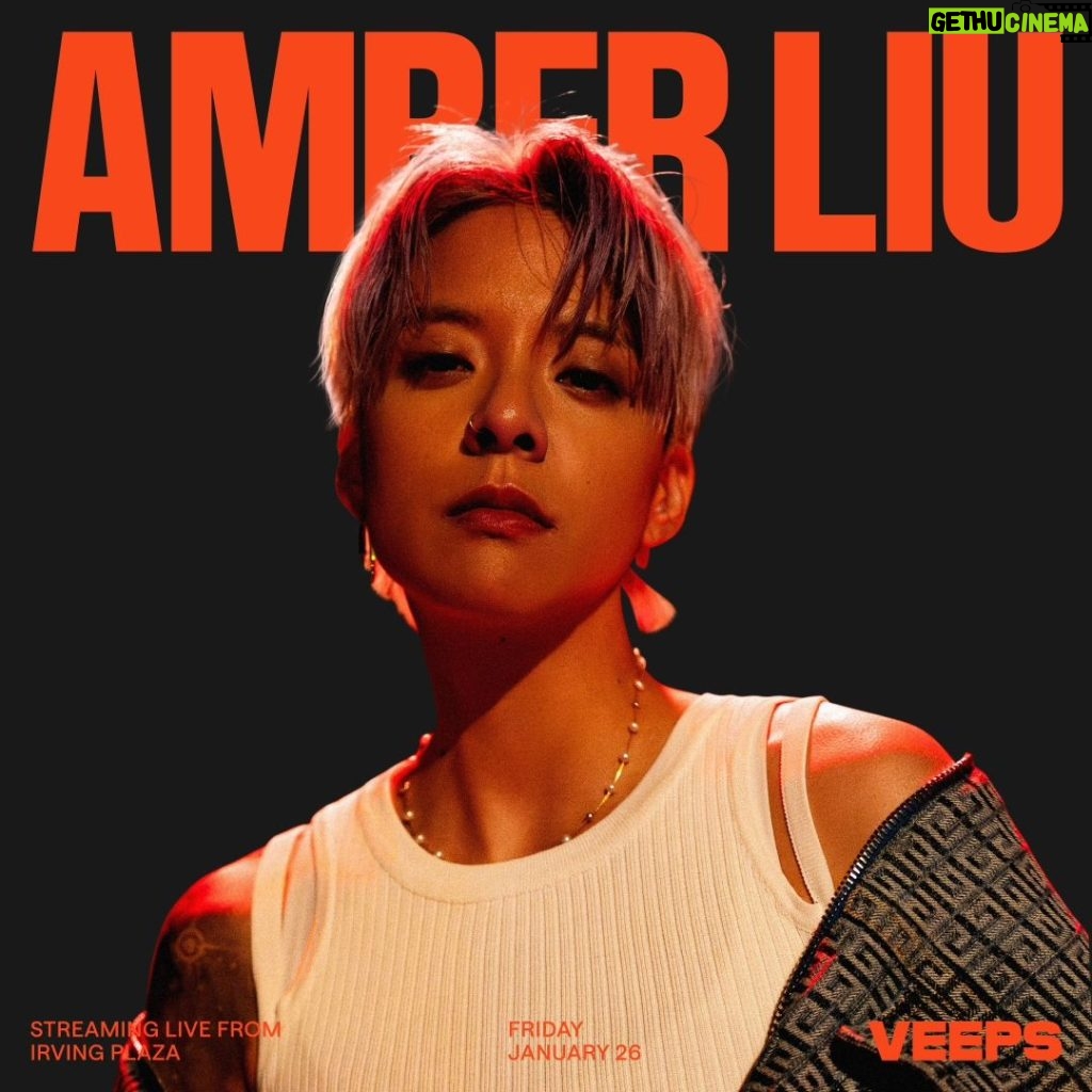 Amber Liu Instagram - Tonight's NYC show will be streamed live with Veeps! 🔗 Link in bio for tickets 🔗 #NoMoreSadSongsTour