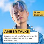 Amber Liu Instagram – Join Amber 🎥behind-the-scenes🎥 at her recent San Francisco show as she performs, plays, and finds peace 🩵⁠
⁠
👀Stay tuned for more exclusive 🎥behind-the-scenes🎥 footage of Amber with NextShark!⁠
⁠
@AmberLiu and @Nextshark are excited to announce a ⭐TICKET GIVEAWAY⭐ for her first-ever solo tour “No More Sad Songs” in the U.S.! This is your LAST CHANCE TO ENTER!⁠
⁠
Amber is on tour NOW and tickets are on sale and available in our linkinbio!⁠
⁠
If you want to enter the TICKET GIVEAWAY to see Amber Liu in:⁠
⁠
🎫 NYC (1/26)⁠
🎫 DC (1/28)⁠
⁠
👇 Comment down below which show you want to attend!⁠
⁠
Follow @NextShark and @AmberLiu to stay updated on the WINNER announcements 🥳⁠
⁠
⁠
#GIVEAWAY #nomoresadsongs #nomoresadsongstour #ticketgiveaway #commentbelow #newyork #newyorkcity #dc #washingtondc #concertsnearme ⁠