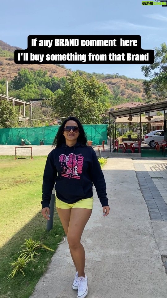 Amika Shail Instagram - I am serious 😁 . Hoodie by @amikashailmerchandise ..shop link in BIO . . #Amikashail #brand #REEL #reels #trend #amikashailmerchandise #viral #instareels #brands