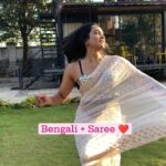 Amika Shail Instagram – Tag a Bengali ❤️ 
.
📌 @basecampstay_
.
.
#Amikashail #bengali #reels #valentineday #bong #saree #trend #viral #bengaligirls #basecamp