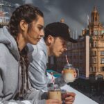 Amine Gülşe Instagram - Having good coffee and food with a great view at @39stepscoffeehaus #39rooftop together with my love @m10_official ☕️✨💛 Knightsbridge