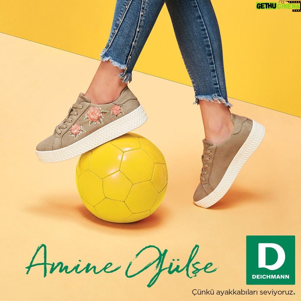Amine Gülşe Instagram - Yeni mevsim , yeni tutkular 💚#ayakkabıtutkum #deichmann #yazıntarzhareketi