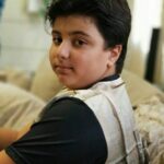 Amir Jafari Instagram - سلطان منی سلطان منی وندر دل و جان ایمان منی یک جان چه بود صد جان منی هم شاه منی هم ماه منی هم لعل منی هم کان منی ... تولدت مبارک پسرم