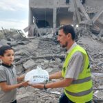 Amir Khan Instagram - Today food distribution in Gaza. Thank you for all your support. The reason why I have posted photos is to show you where your donations are going and to encourage you. There innocent children still need OUR help. To donate pls send to - Amir Khan Foundation / RBS Acc number 15997080 Sort code 16-00-06
