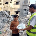Amir Khan Instagram - Today food distribution in Gaza. Thank you for all your support. The reason why I have posted photos is to show you where your donations are going and to encourage you. There innocent children still need OUR help. To donate pls send to - Amir Khan Foundation / RBS Acc number 15997080 Sort code 16-00-06